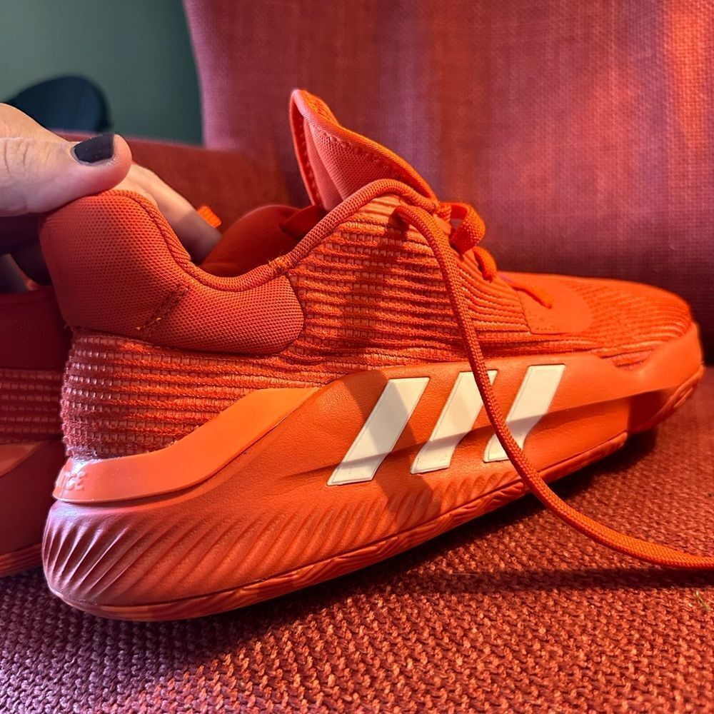 Adidas EUC Orange Basketball Sneakers